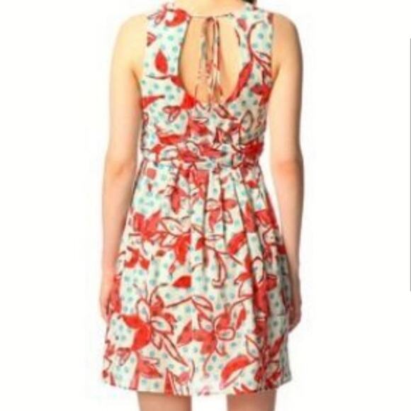 ANTHROPOLOGIE Eva Franco Fit and Flare Floral Dress Sz 12 - Picture 10 of 10